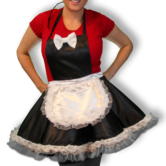 French Maid Apron - Tipsy Totes | Wine Gifts | Beer Koozies | Wine Totes | Simply Fabulous