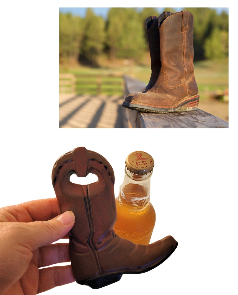 Cowboy Boot Bottle Opener