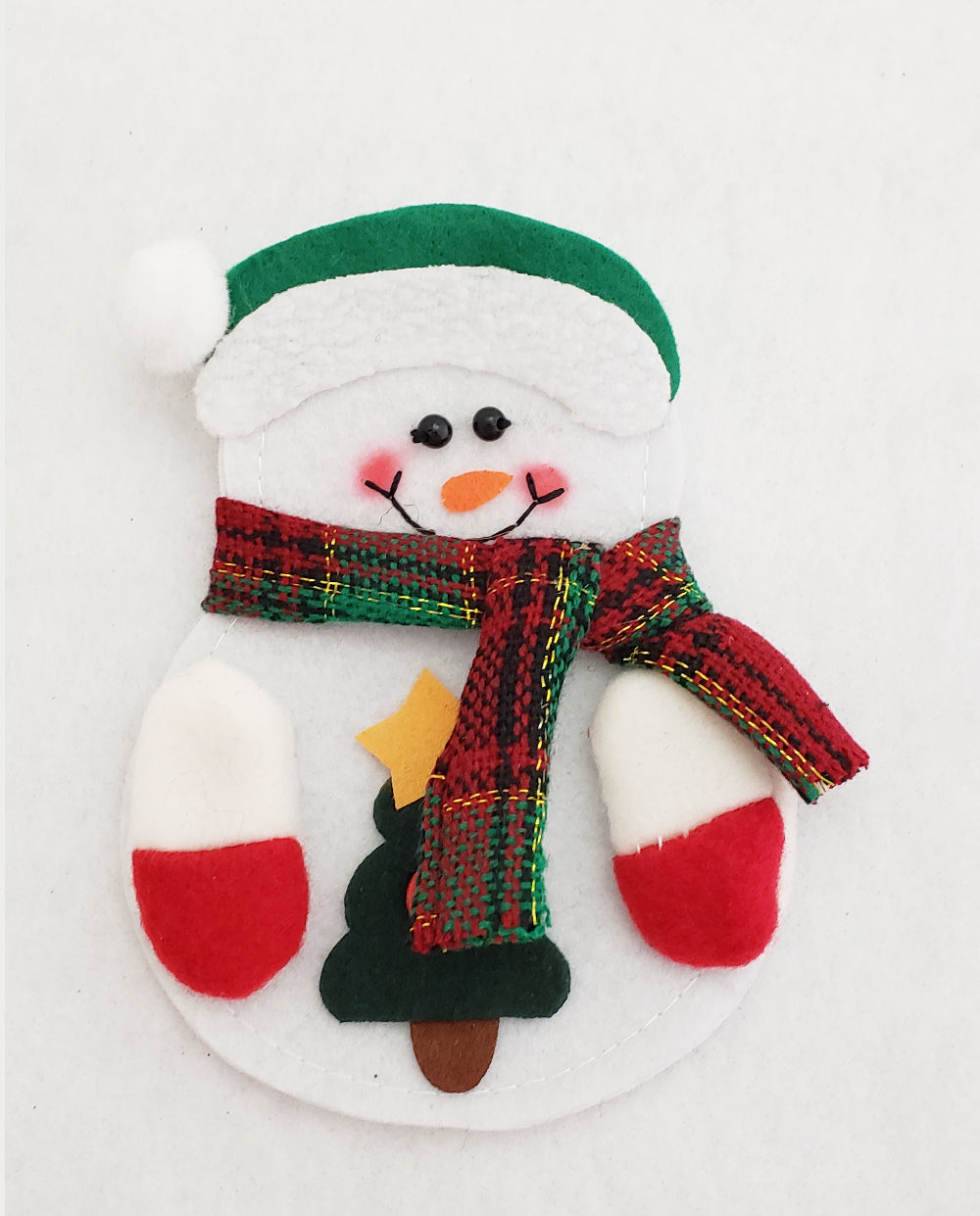 Snowman Flatware Holder - perfect for kids!