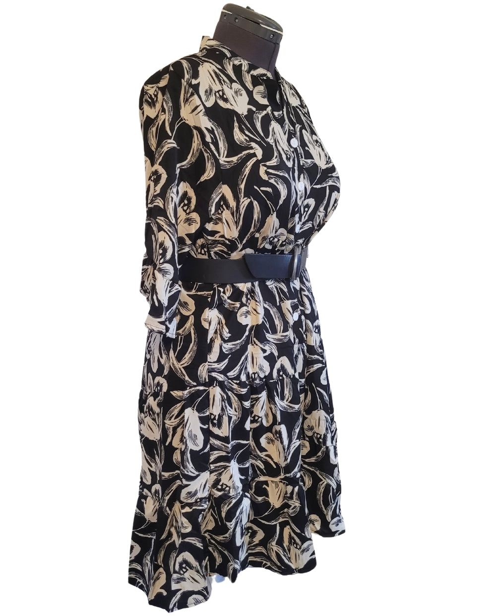 Black Tulip Plus Size Flowy Dress