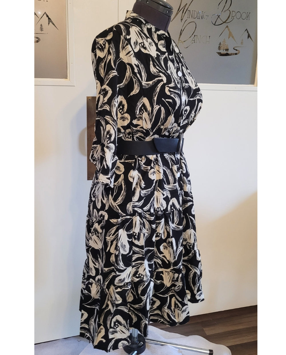 Black Tulip Plus Size Flowy Dress