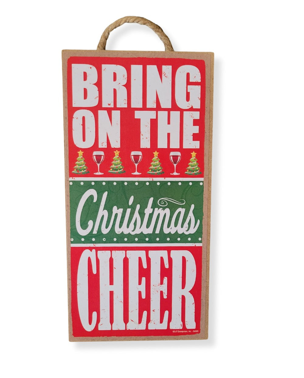 Bring On The Christmas Cheer Holiday Sign