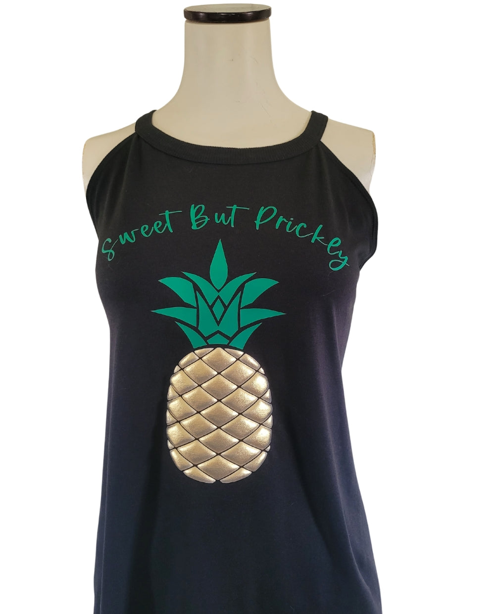 Sweet But Prickly Pineapple Puff Tank