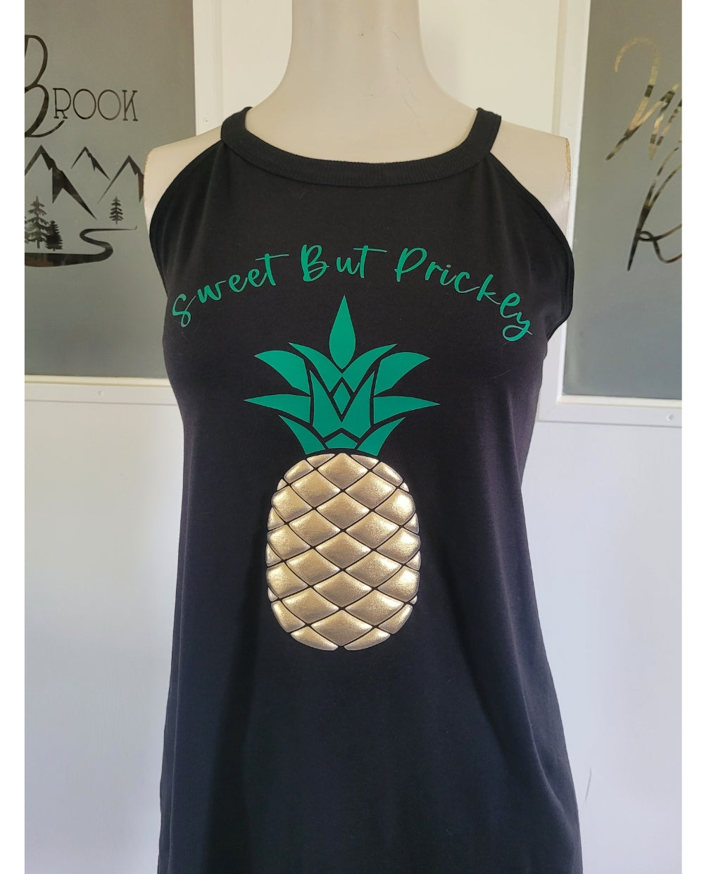 Sweet But Prickly Pineapple Puff Tank