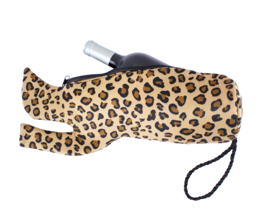 Stiletto Wine Bag in Cheetah Print