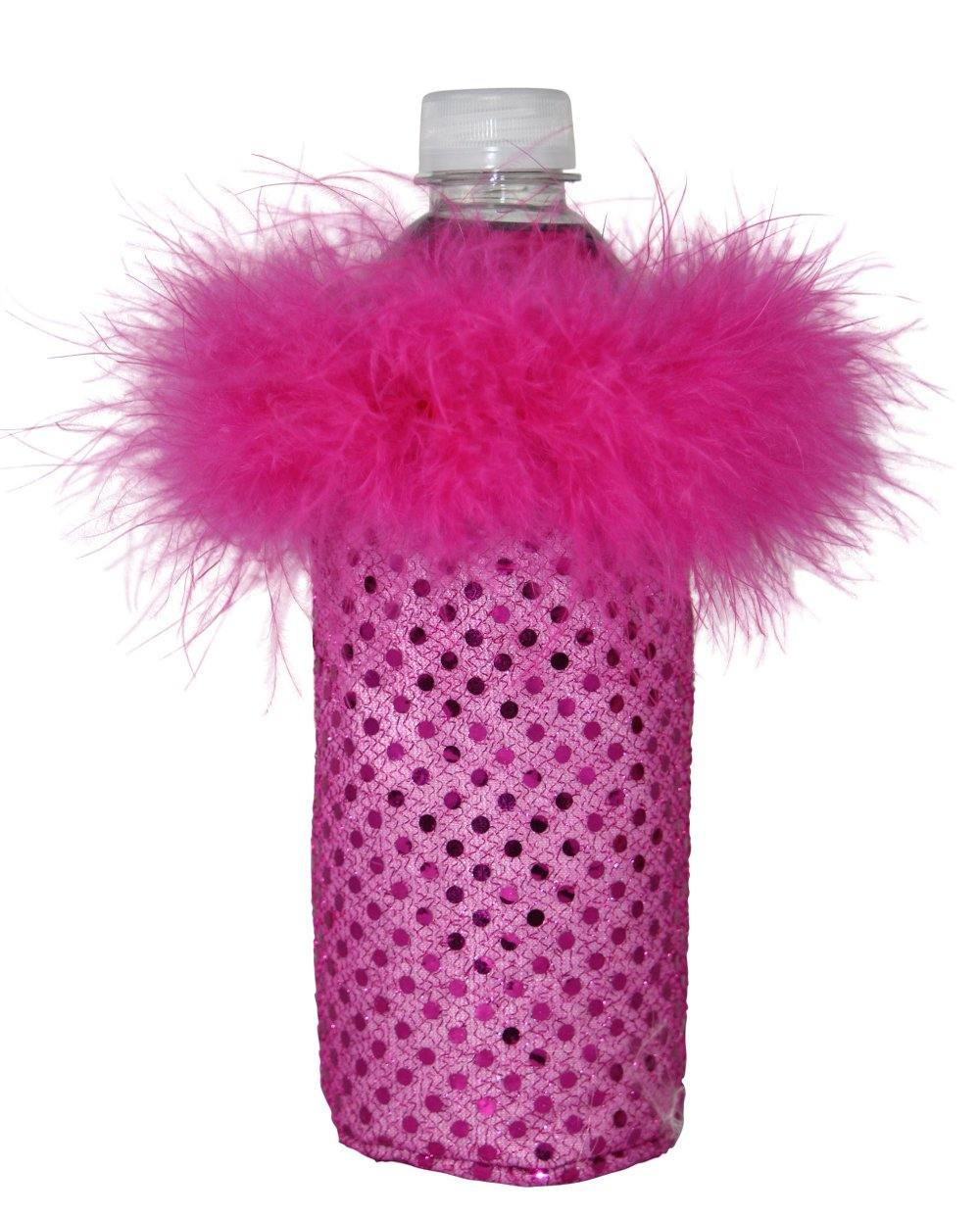 Hot Pink Sequin Water Koozie for Women by Tipsy Totes