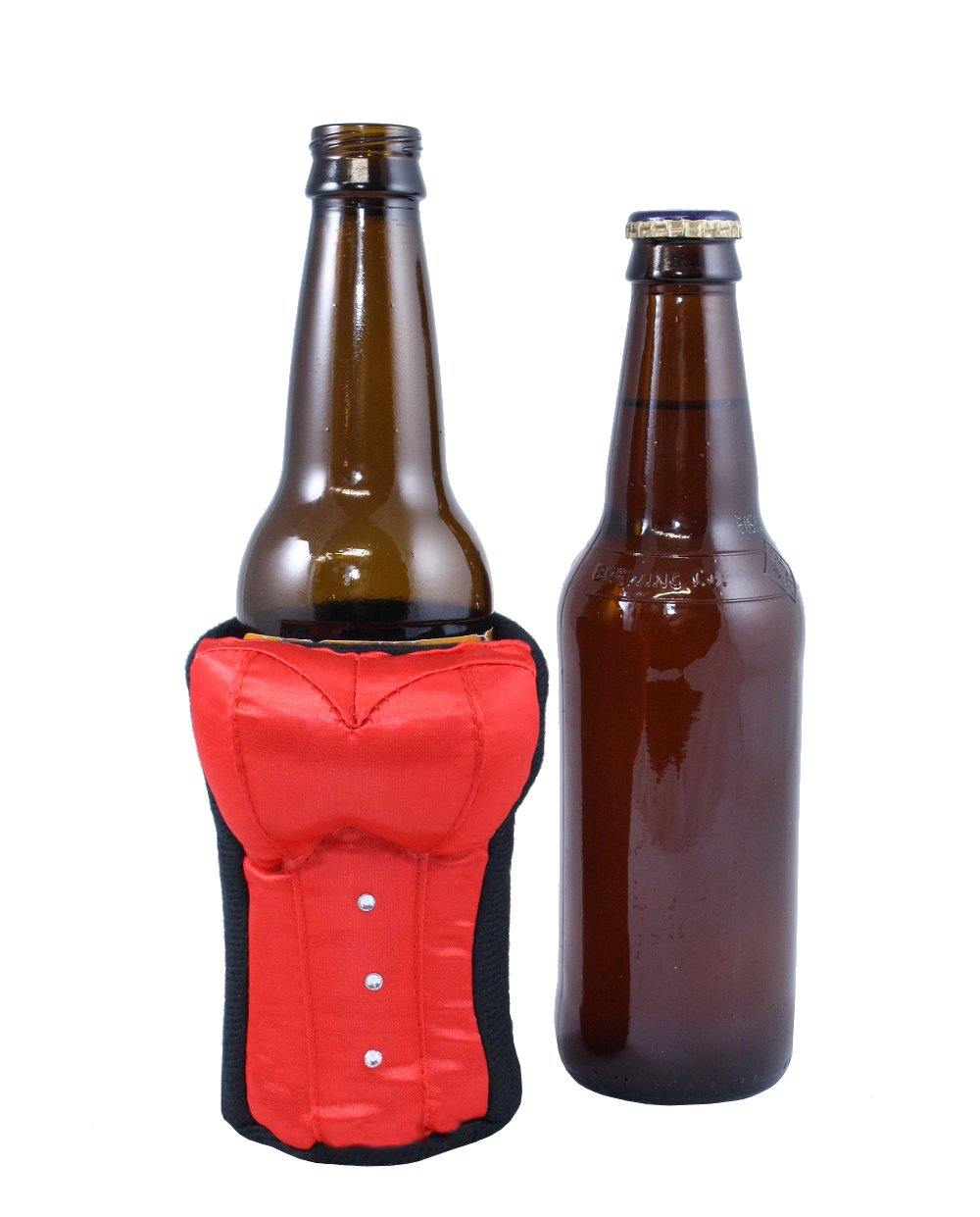 Red Corset Koozie by Tipsy Totes