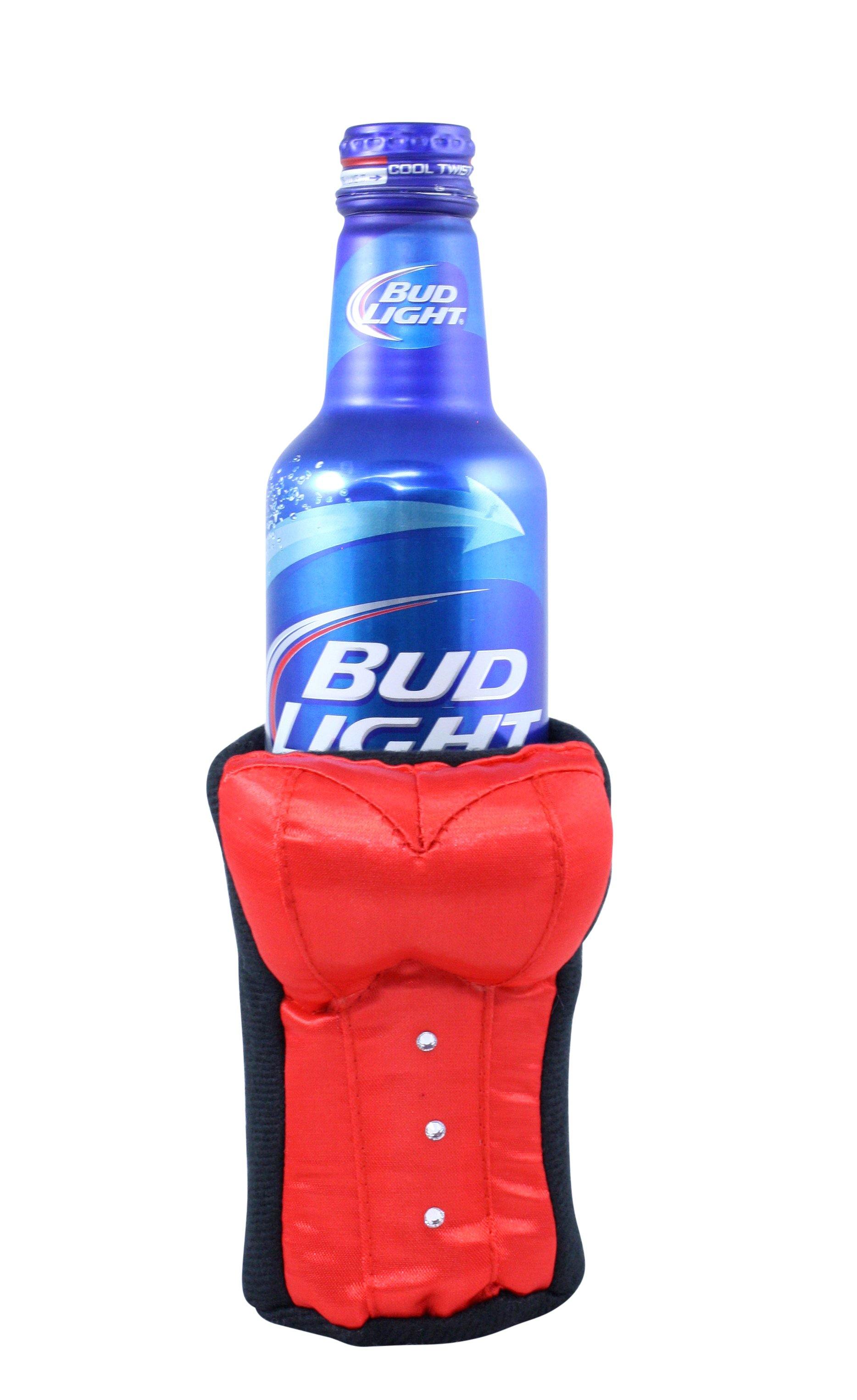 Fun Koozie for Festival Beers by Tipsy Totes - Holds 20oz Aluminum Beer Bottles