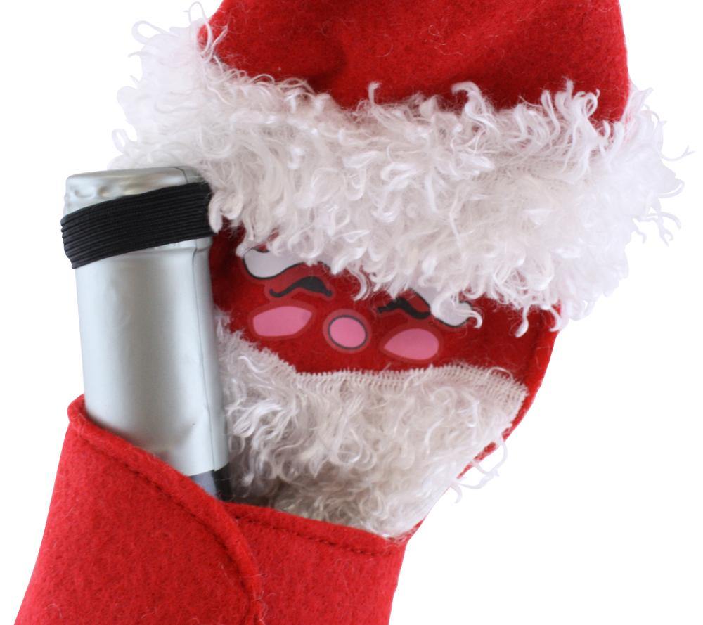 Santa Wine Bottle Holder for wine and champagne