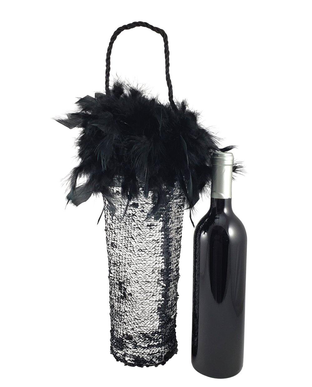 Silver Insulated Wine Bag by Tipsy Totes