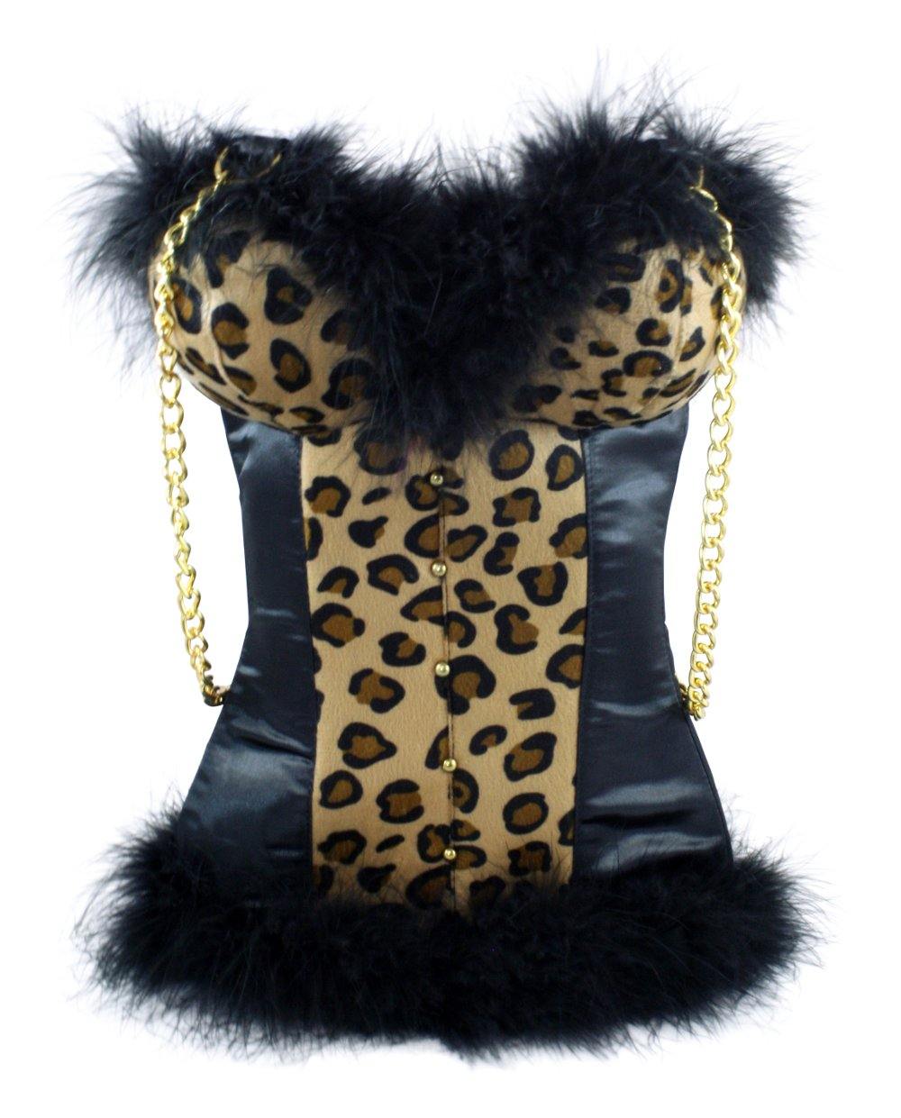 Sexy Cheetah Corset Wine Bag Tote for 2 bottles by Tipsy Totes