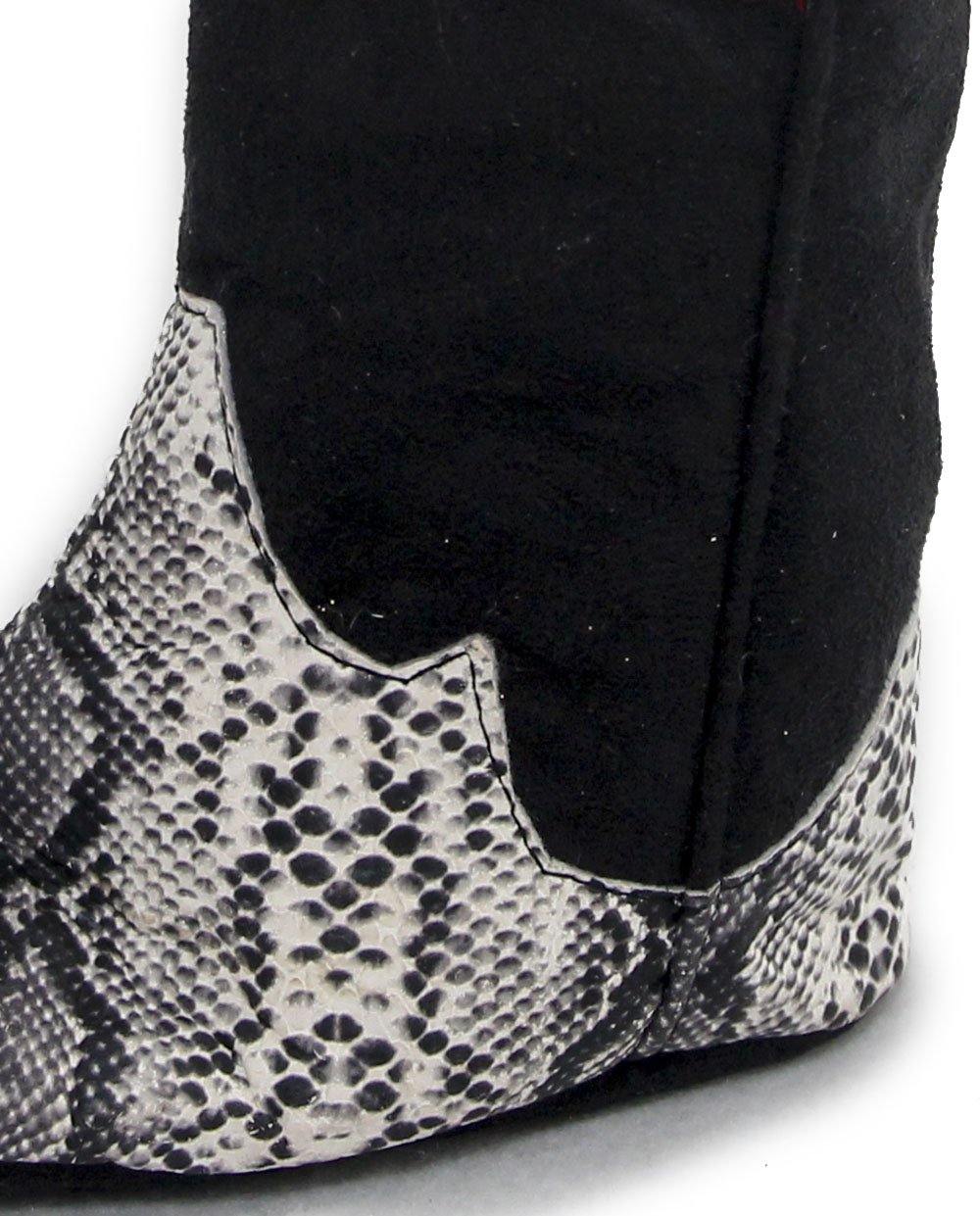 Faux Snake Boot Koozie for Beer and Water Bottles by Tipsy Totes